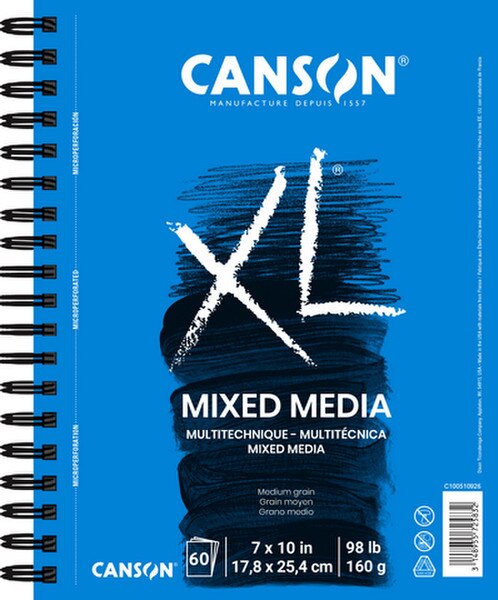 CANSON MIX MEDIA 7 X 10 inch 60 pgs